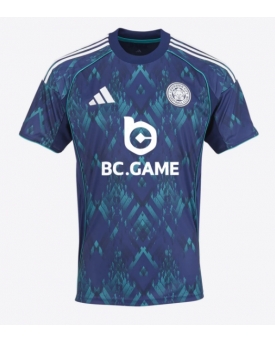 Leicester City Maglia Gara Trasferta Repliche 2025-26 Maniche Corte